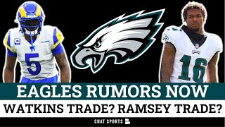 Philadelphia Eagles Rumors: Jalen Ramsey TRADE For #10 Pick In 2023 NFL Draft? Quez Watkins Trade?