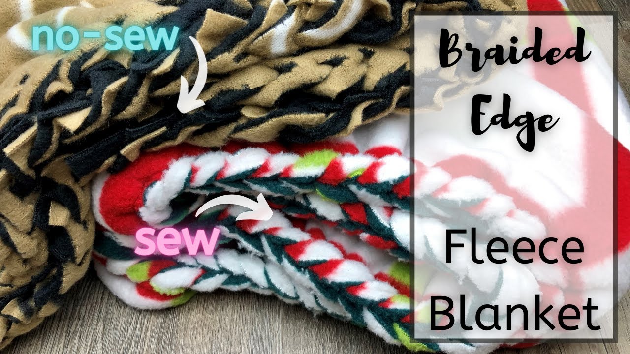 How To Make A No Sew Blanket (Fleece Tie Blanket) Cutesy, 50% OFF