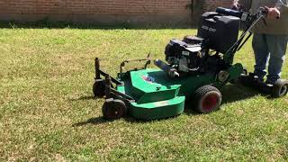 Mowing Grass with the Bobcat Walk-behind