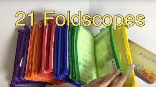 Unboxing the Foldscope Classroom Kit and Individual Deluxe scope