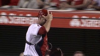 HOU@LAA: Iannetta nabs Pena at second to end fourth