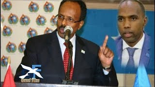 DEG DEG MD Farmaajo o kheyre ku amray in u is Casilo iyo Xaalka Xamar oo Caawa Qasan Daawo LIVE