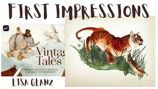 Lisa Glanz's Vintage Tales | Procreate Brushset Overview