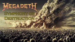 Symphony of Destruction by Megadeth - lyrics as images generated by an AI