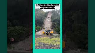 THE SLEEPING LION (kapuntukan hill) LANDSLIDE IN SAWANGAN PARK  #albay #short #landslide #fyp