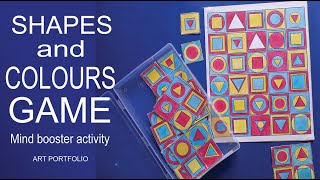 Learning Shape Game/Easy DIY games tutorial/Fun party office games/DIY cardboard games