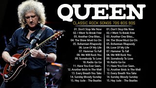 Queen Greatest Hits Full Album - Classic Rock Songs 70s 80s 90s Full Album