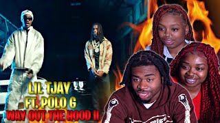 Lil Tjay - Way Out The Hood II Ft Polo G (Official Video) | REACTION