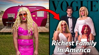 POOR GIRL Becomes MEGA RICH! *Perfect Billionaire Family Gets Ruined*