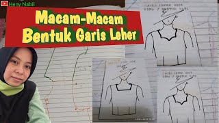 Macam-macam Bentuk Garis Leher dan Cara Membuatnya