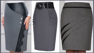 Mesmerizing \u0026 Fabulous Designer Formal Wear work Wear High Waisted Skirts pencil skirts ideas