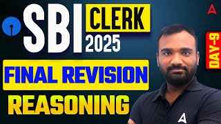 SBI Clerk Reasoning Mock Test #9 | SBI Clerk Prelims Reasoning Revision in Telugu | by Tirupathi Sir