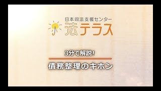 3分で解説！債務整理のキホン