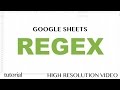 Google Sheets - RegEx REGEXEXTRACT, Functions Exctract, Replace, Match Tutorial - Part 2