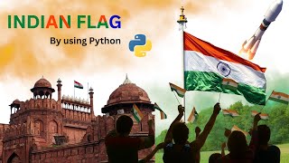 Independence Day | Draw Indian Flag Using Python | Turtle Graphics Tutorial for Independence Day