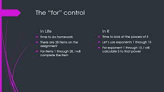 Control Structures (Part 2)
