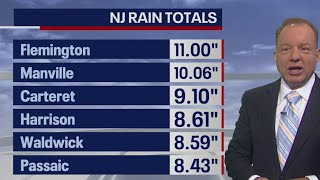 Tropical Storm Ida drops historic rain totals