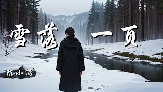 雪落一页 - 陈小满【雪下过 到处是 你痕迹 是我的 思念的 每一笔】【动态歌词 Lyrics】【拼音歌词】【抖音歌曲】