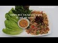 How to make CRISPY RICE SALAD, NAM KHAO