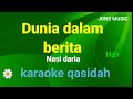 DUNIA DALAM ko BERITA|| NASIDA RIA || KARAOKE DANGDUT KASIDAH