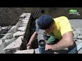 how to build natural stone wall retaining rock boulders detail masonry advice tutorial construction