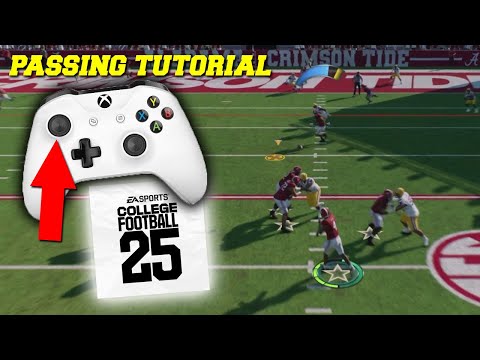 How to Place the Football Properly in College Football 25 Passing Tutorial Left Stick Placement INSANE