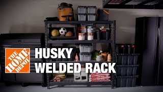 Husky Heavy Duty Metal Shelves | Garage Storage Ideas