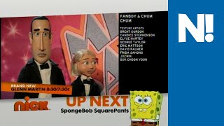 Nickelodeon Fanboy & Chum Chum Split Screen Credits (October 12, 2009)