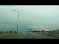 4k video driving from montreal downtown to west via highway 20