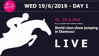 Sledujte ŽIVĚ 1. den parkurových závodů J\u0026T Banka CSI3*-W Olomouc 2019