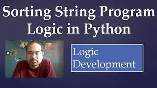 32. Sorting Strings in Python.