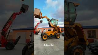 Multifunctional telescopic forklift aerial work vehicle project mechanical.