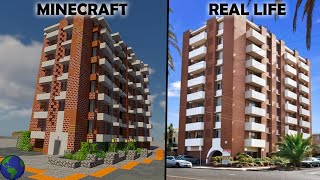 Minecraft: Build the Earth | Apartment Building Timelapse