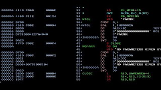 Parameter handling in mainframe assembler, revisited - M209
