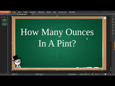 How many Oz is 1pt?