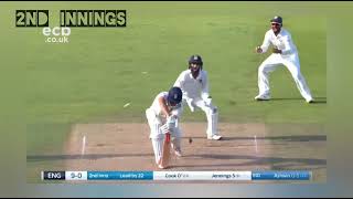 ##ashwin  in England 💥💥.                    #cook bowled in both innings 😎😎