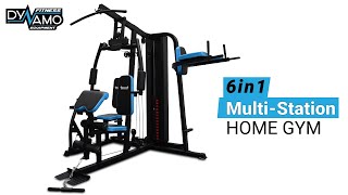 Home Gym 6in1 Multi-Station with Leg Press Product Demo - Dynamo Fitness Equipment