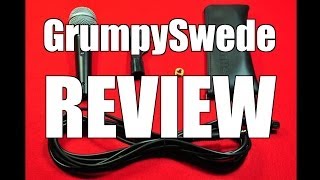 GrumpySwede reviews the Shure SV100 WA microphone