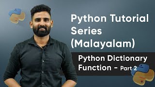 Part 27 | Python Dictionary Function - Part 2 | Python Malayalam Tutorial Series