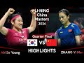 AN Se Young (KOR) vs ZHANG Yi Man (CHN) | China Masters 2024 Badminton