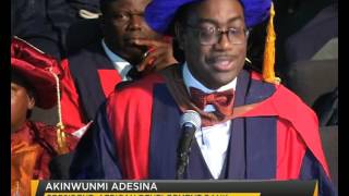 O.A.U. HONOURS AKINWUNMI ADESINA, PRESIDENT, AFRICAN DEVELOPMENT BANK