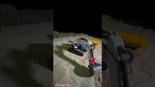 Super RC excavator Huina Huina 1594 with Volvo Truck EE 591, Testing Power well, #shorts 291