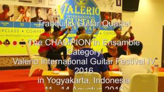 Tranquillo Guitar Quartet - Valerio International Guitar Festival IV