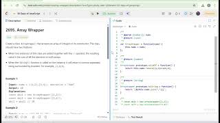 Day 29 – Array Wrapper in JavaScript LeetCode 2695 Override + Operator & toString