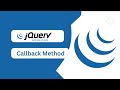 কিভাবে Callback function তৈরি করবেন| jQuery: 24 - using a callback function