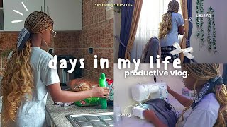 Productive vlog✨ | days in my life | cleaning, cooking, being productive