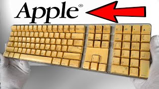 Extremely Dirty Apple Keyboard Restoration - Owner left Toenail for Me