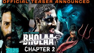 Bholaa Chapter 2 Official Teaser 2023 | Bholaa 2 StarCast Ajay Devgan, Abhishek Bachchan, Nithari