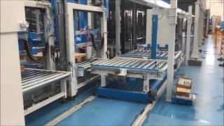 CLEVERTECH HIGH SPEED MULTIBRAND PALLETIZER - PALLETTIZZATORE MULTIBRAND PER CARTONI