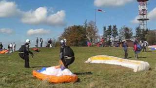 Paragliding on Kozákov (Bohemian paradise-Czech Republic)